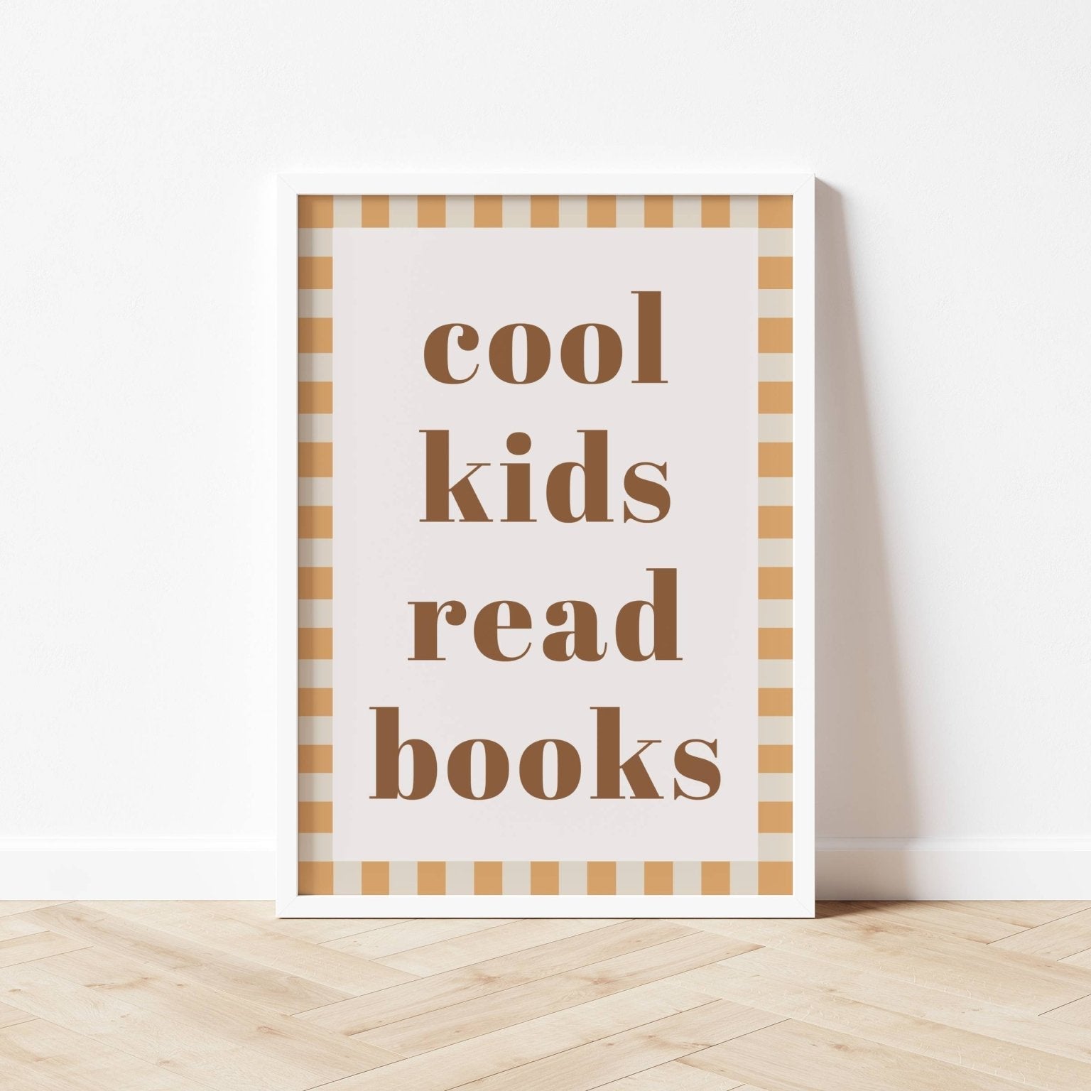 Buy Cool Kids Read Books - Checkerboard Edition | Print for kids by Learning Bugs UK