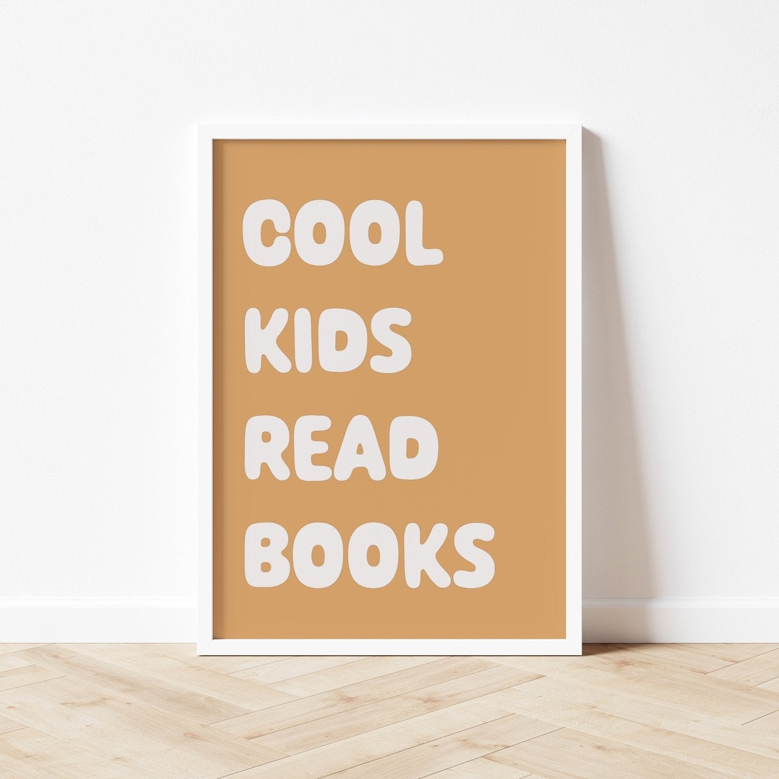 Buy Cool Kids Read Books - Fine Art Print | for kids by Learning Bugs UK
