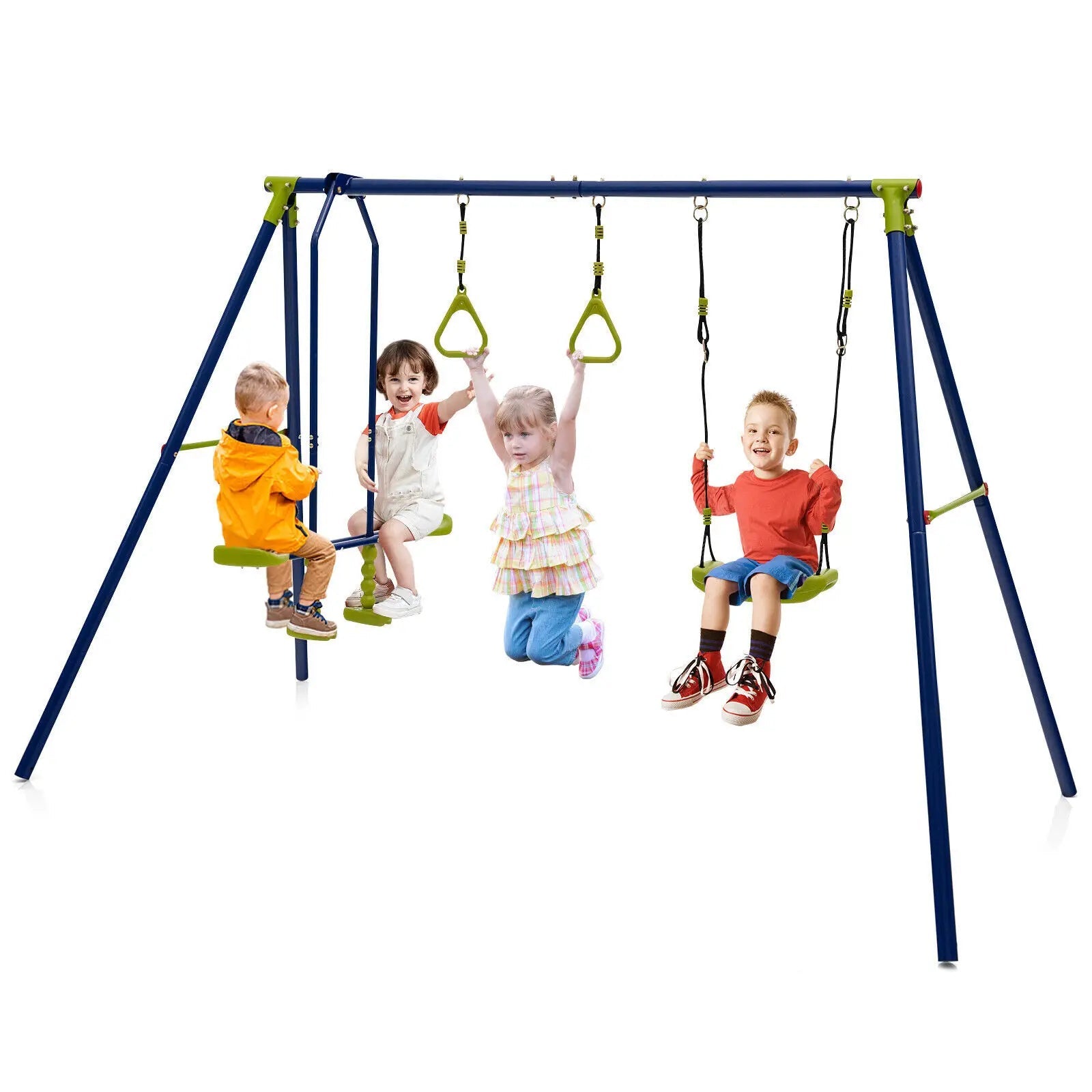 Buy 3 - in - 1 Multifunctional A - Frame Swing Set | for kids by Learning Bugs UK