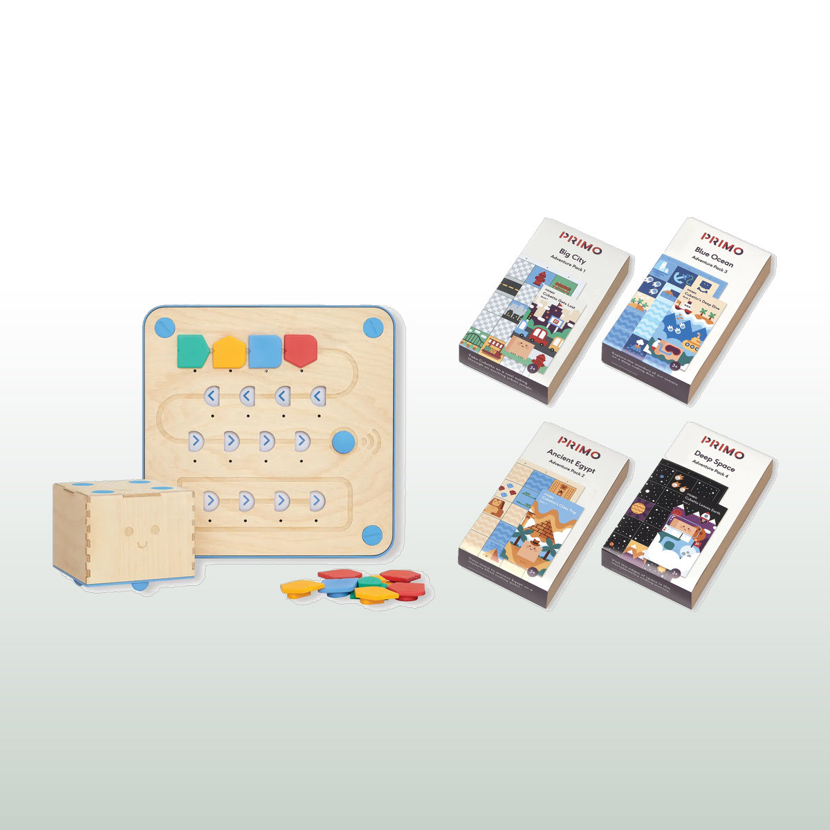 Cubetto Coding Robot Bundle | Playset & 4 Adventure Maps – Coding Toys for children, available at Learning Bugs UK