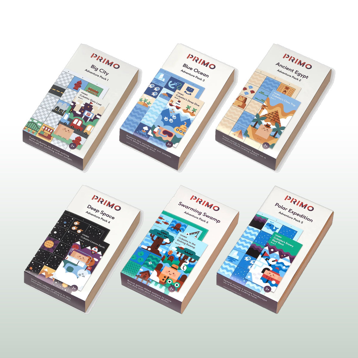 Cubetto Adventure Map Bundle | All 6 Coding Maps – Coding Toys for children, available at Learning Bugs UK