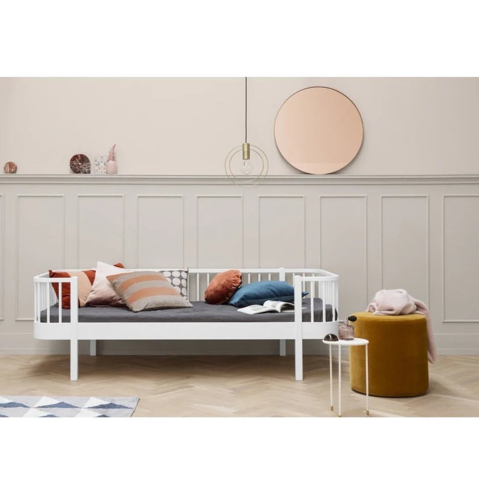 Wood Original Day Bed - White – Single Beds for children, available at Learning Bugs UK