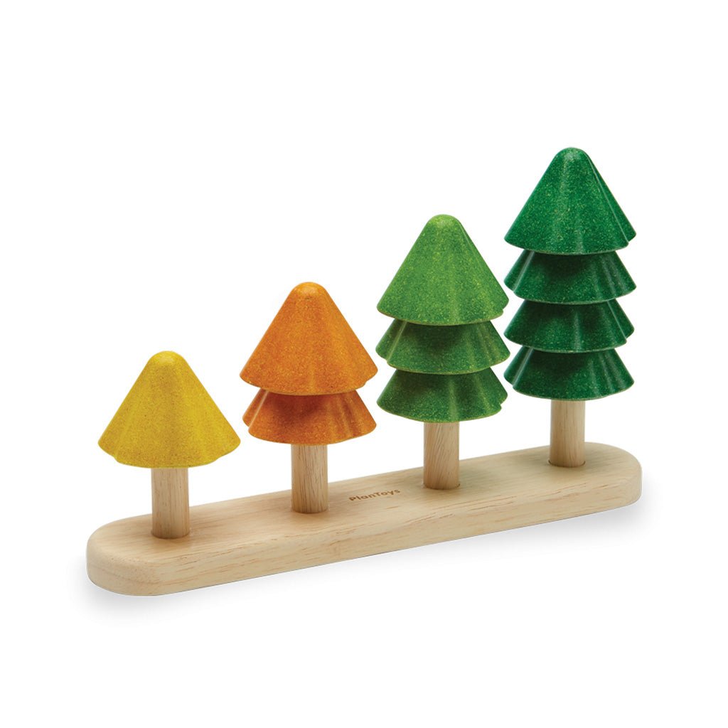 PlanToys Sort & Count Tree – Stacking & Sorting Toys for children, available at Learning Bugs UK