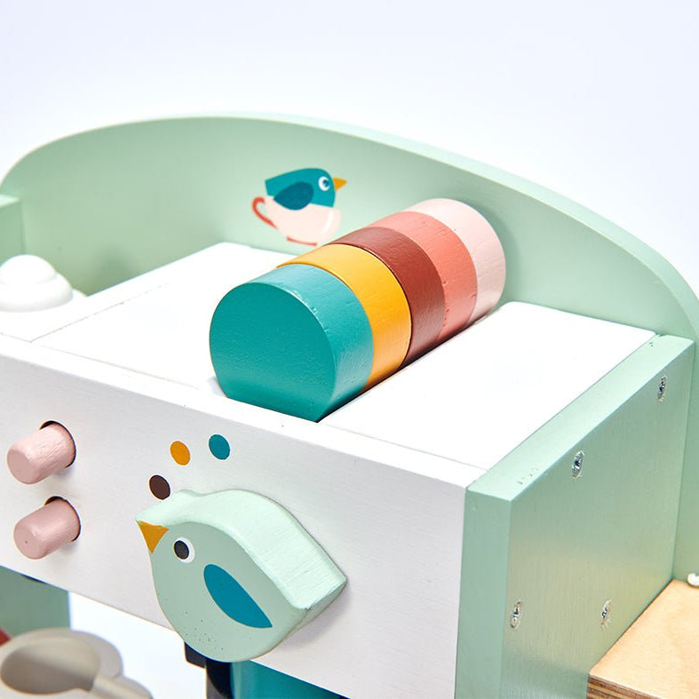 Buy Bird's Nest Cafe | Wooden coffee maker for kids by Learning Bugs UK