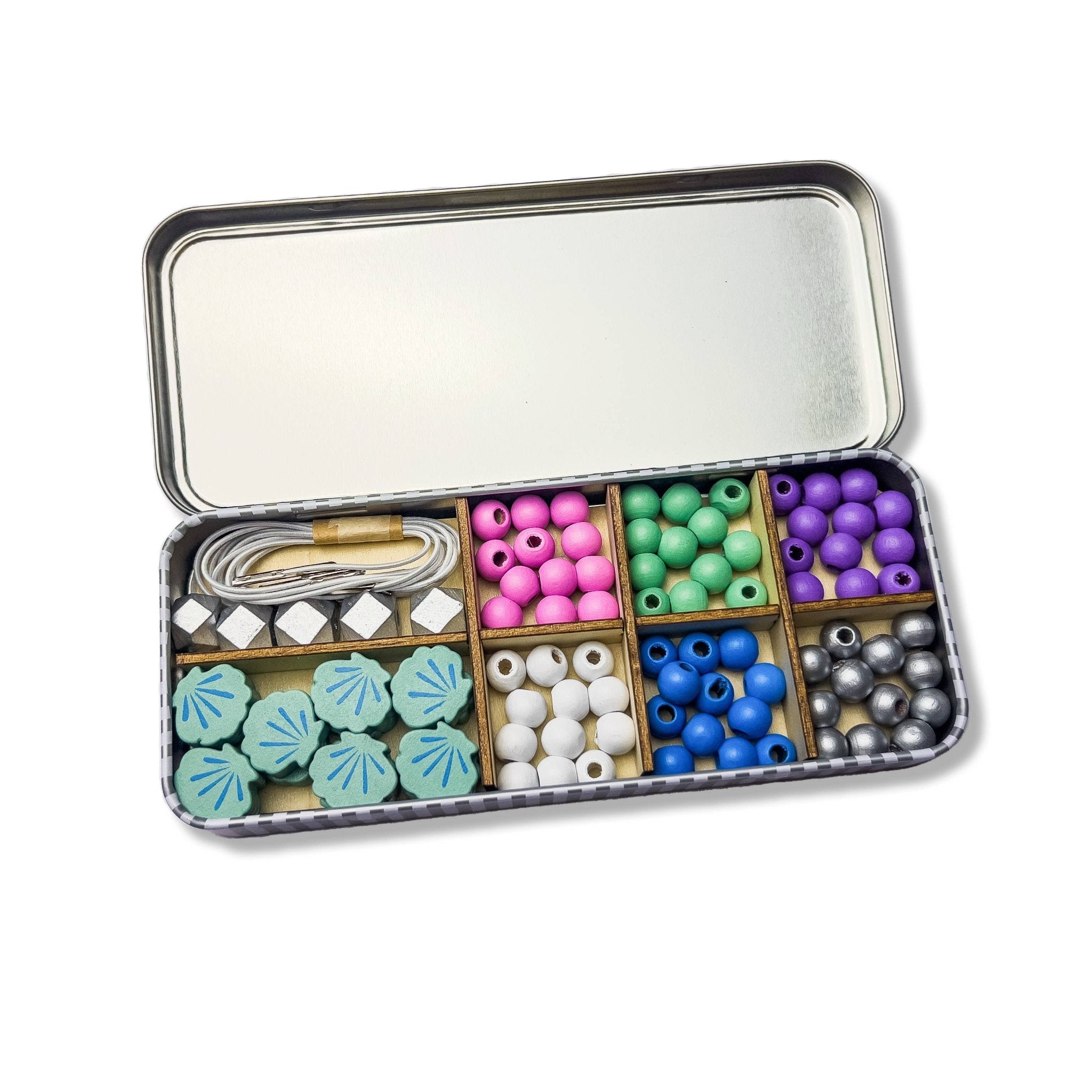 Buy Mermaid Bracelet Bead Kit | Art and Craft Box for kids by Learning Bugs UK