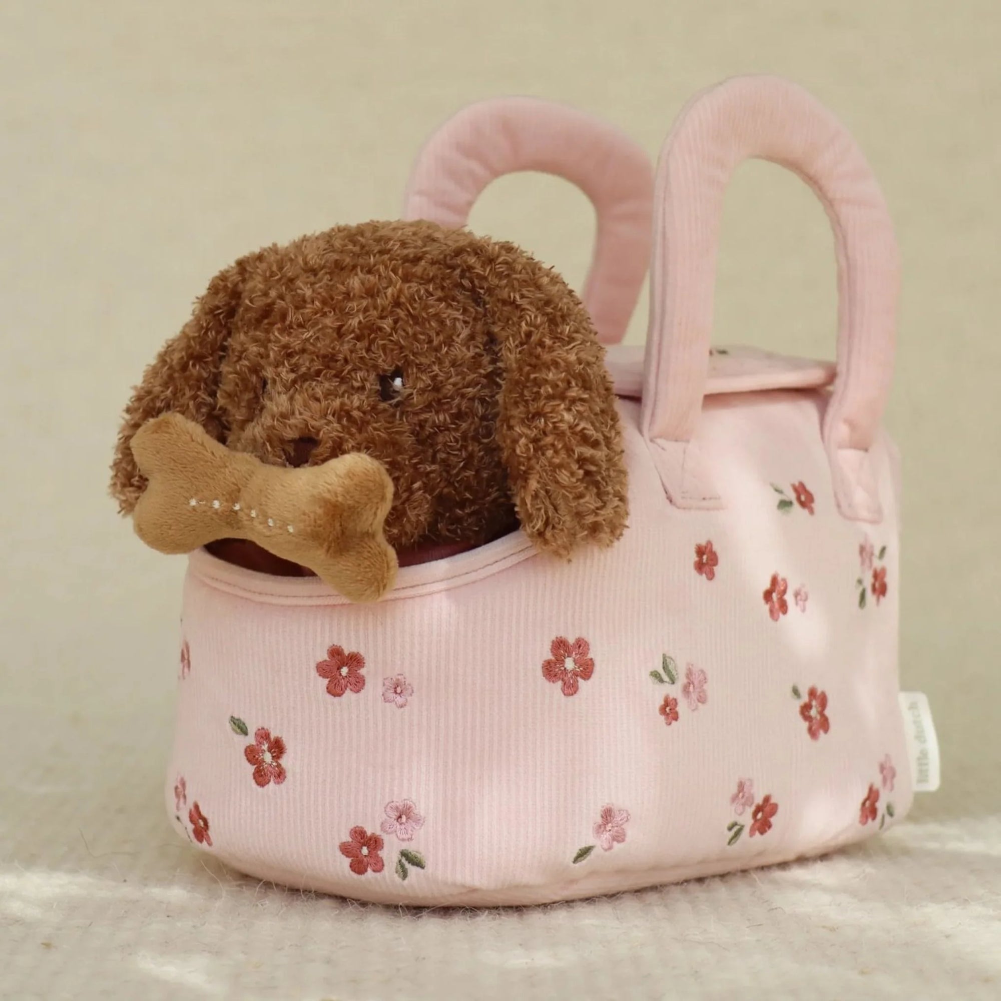 Little Dutch Plush Dog in a Bag - Jackie