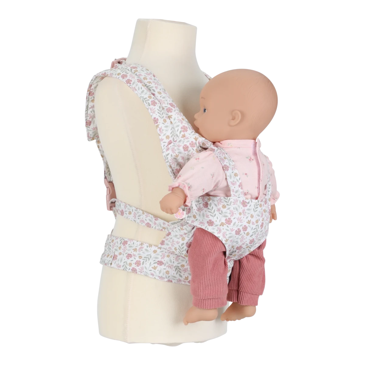 Baby Doll Carrier Soft Flowers – for children, available at Learning Bugs UK