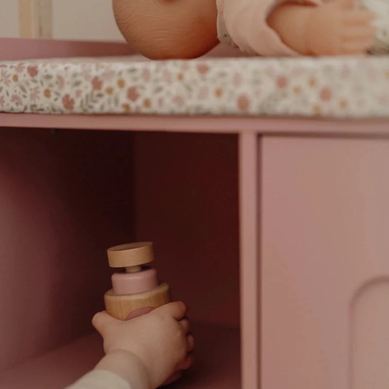 Wooden Doll Changing Table FSC – for children, available at Learning Bugs UK