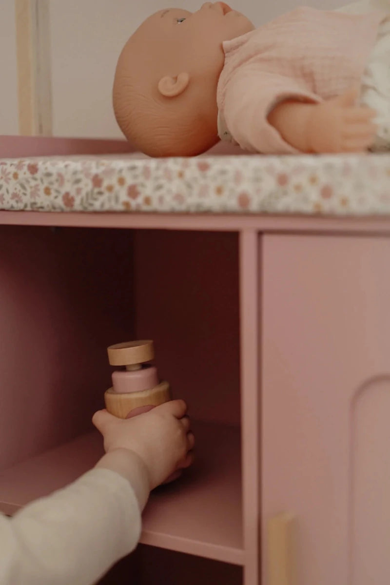 Wooden Doll Changing Table FSC – for children, available at Learning Bugs UK