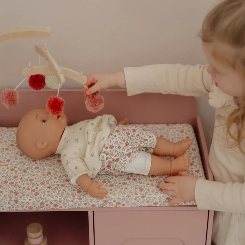 Wooden Doll Changing Table FSC – for children, available at Learning Bugs UK