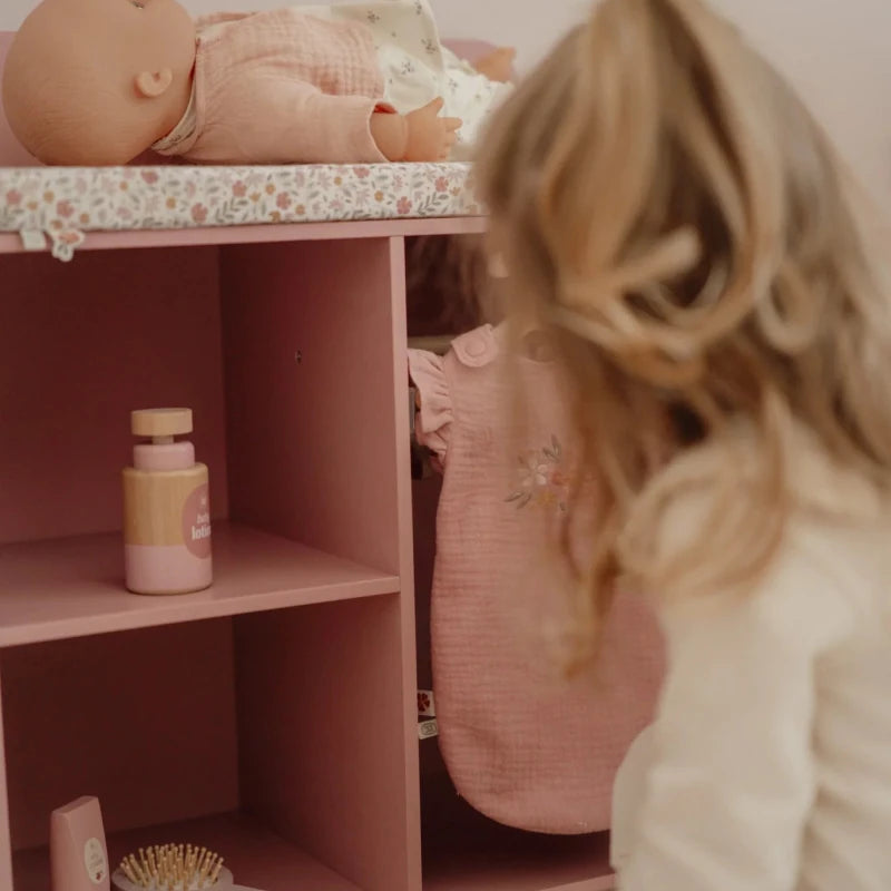 Wooden Doll Changing Table FSC – for children, available at Learning Bugs UK