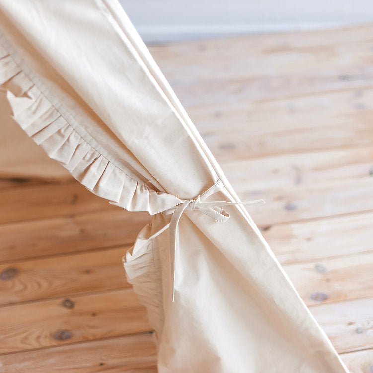 MINICAMP Teepee Tent for Kids with Ruffled Trim – Teepees for children, available at Learning Bugs UK