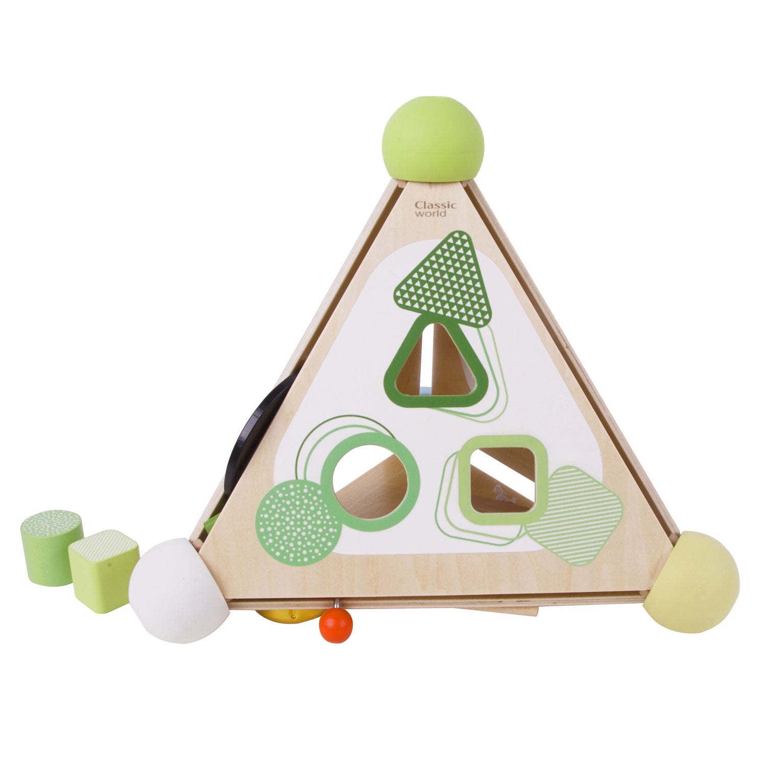 Classic World Pyramid Activity Box by Classic World Toys - Learning Bugs UK