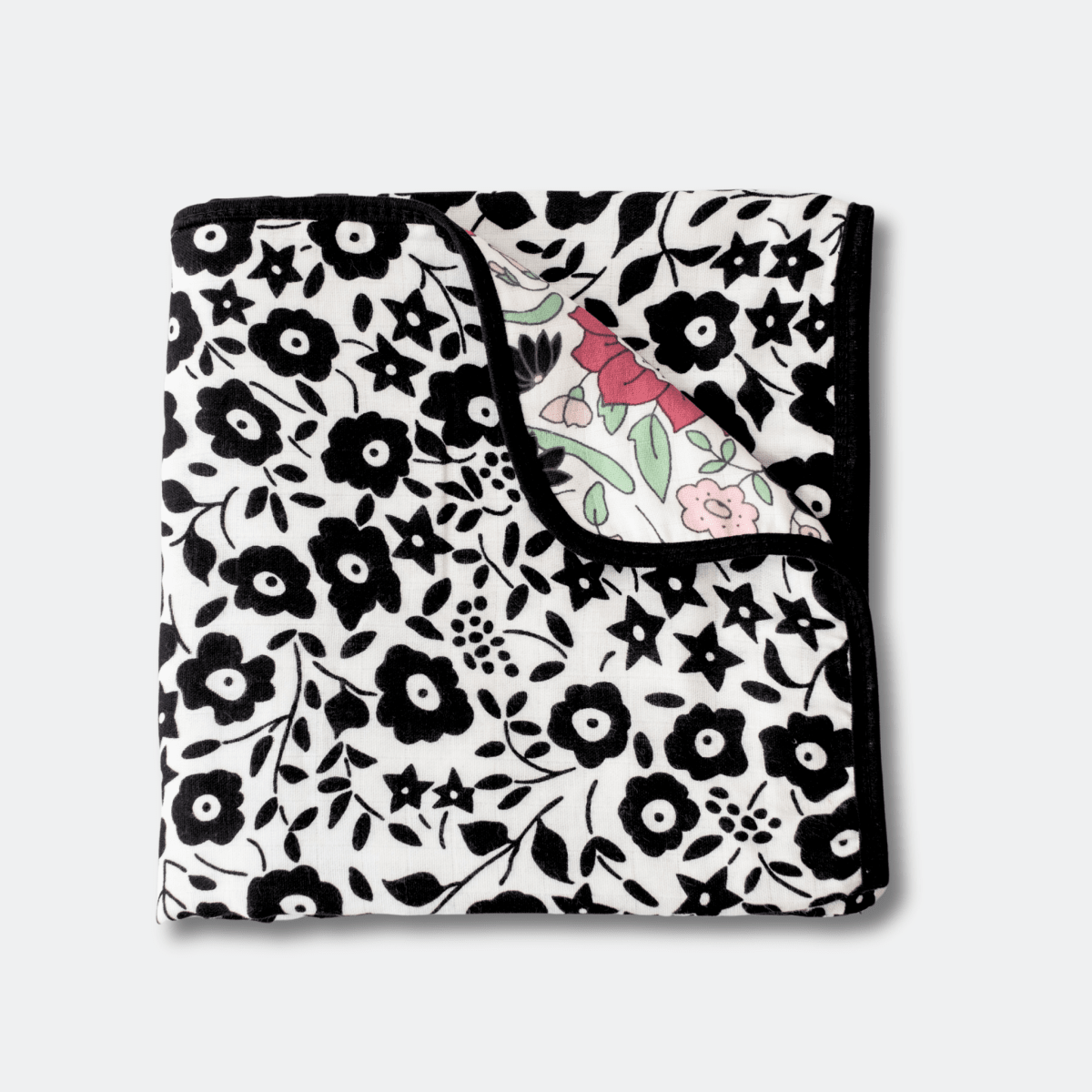 ETTA LOVES x LIBERTY – Sensory Muslin Blanket - Reversible – Blankets for children, available at Learning Bugs UK