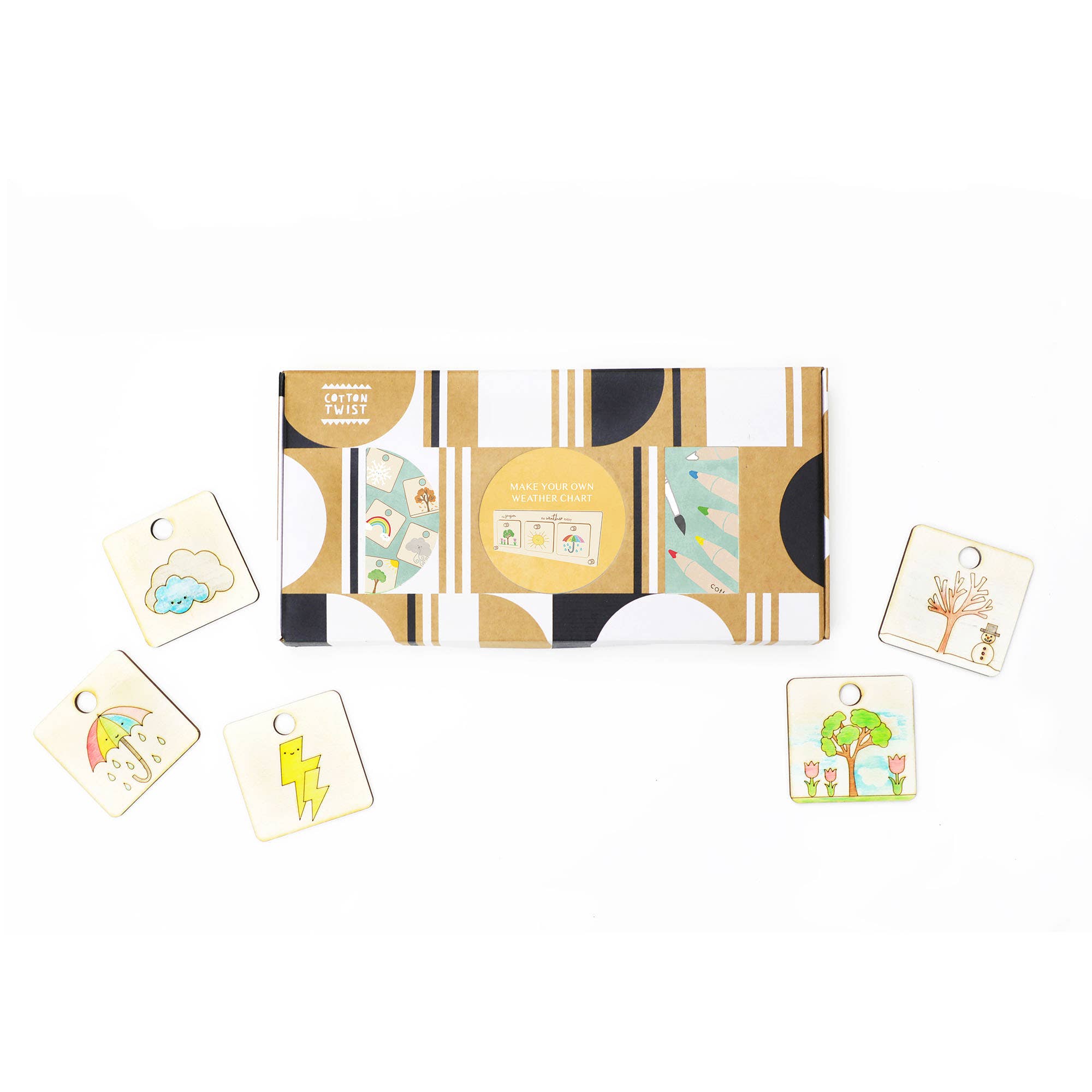 Buy Make Your Own Weather Chart | Art and Craft Box for kids by Learning Bugs UK