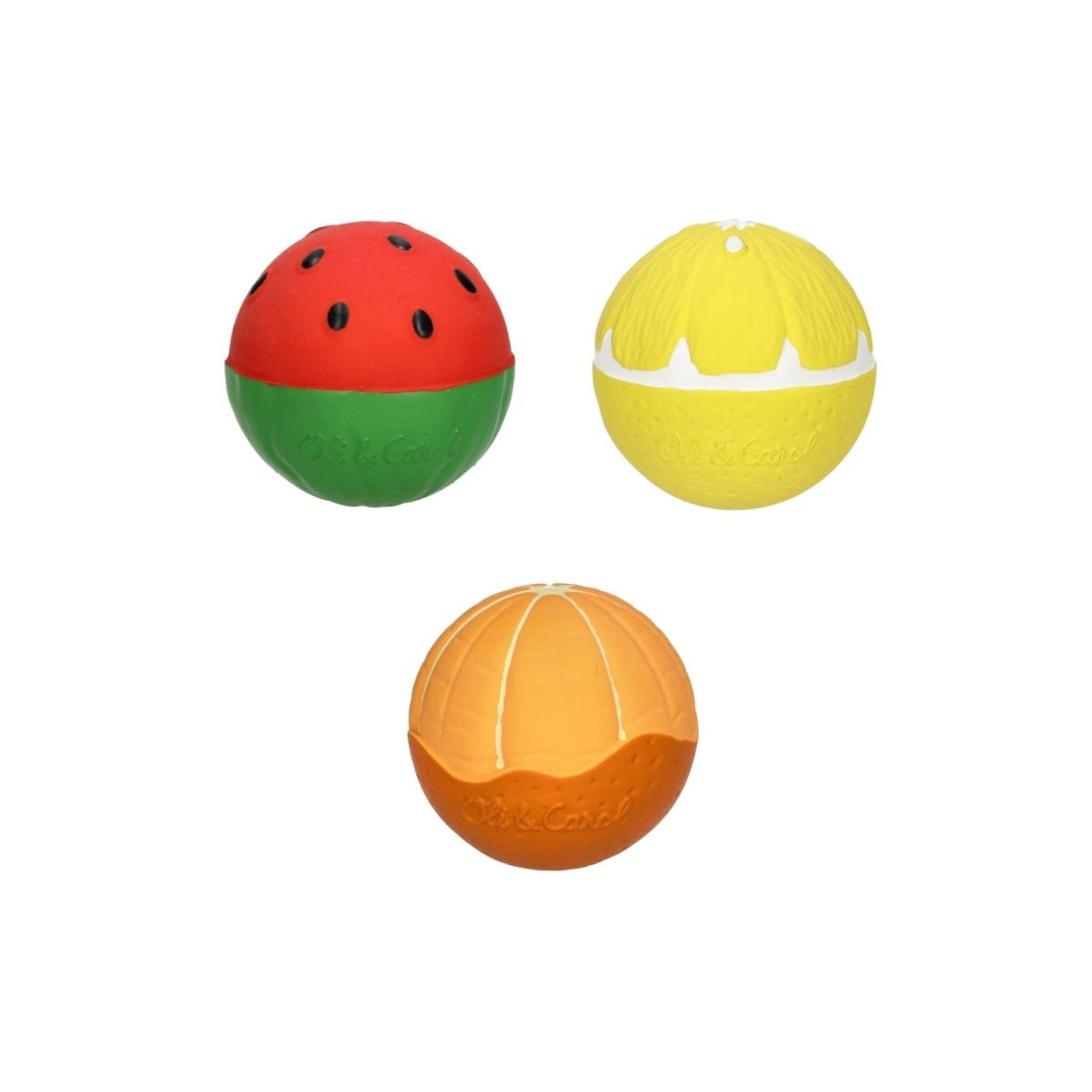 Oli & Carol Baby Sensory Ball Fruit Salad – Baby Sensory Toys for children, available at Learning Bugs UK