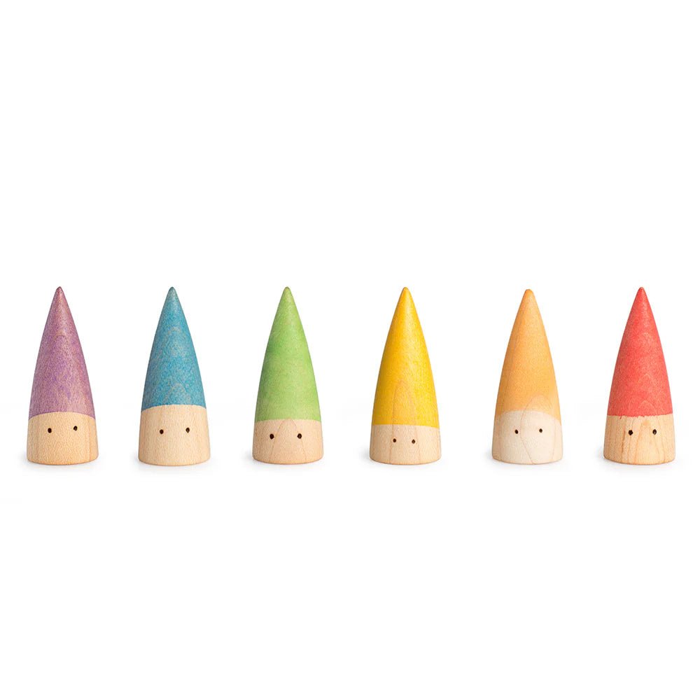 Grapat Sticks - Set of 6 Wooden Figures by Grapat - Learning Bugs UK