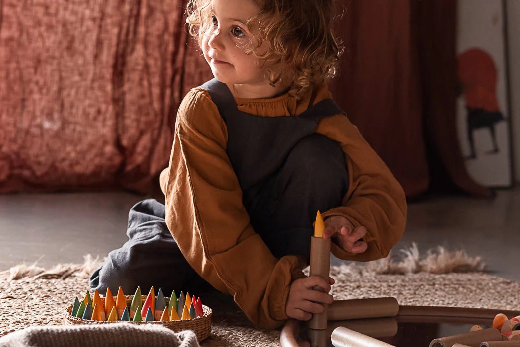Grapat Sticks - Set of 6 Wooden Figures by Grapat - Learning Bugs UK