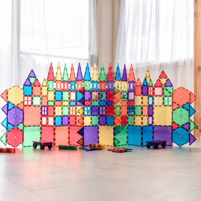 Connetix Tiles 212 Mega Pack with the new Triangle Design by Connetix - Learning Bugs UK