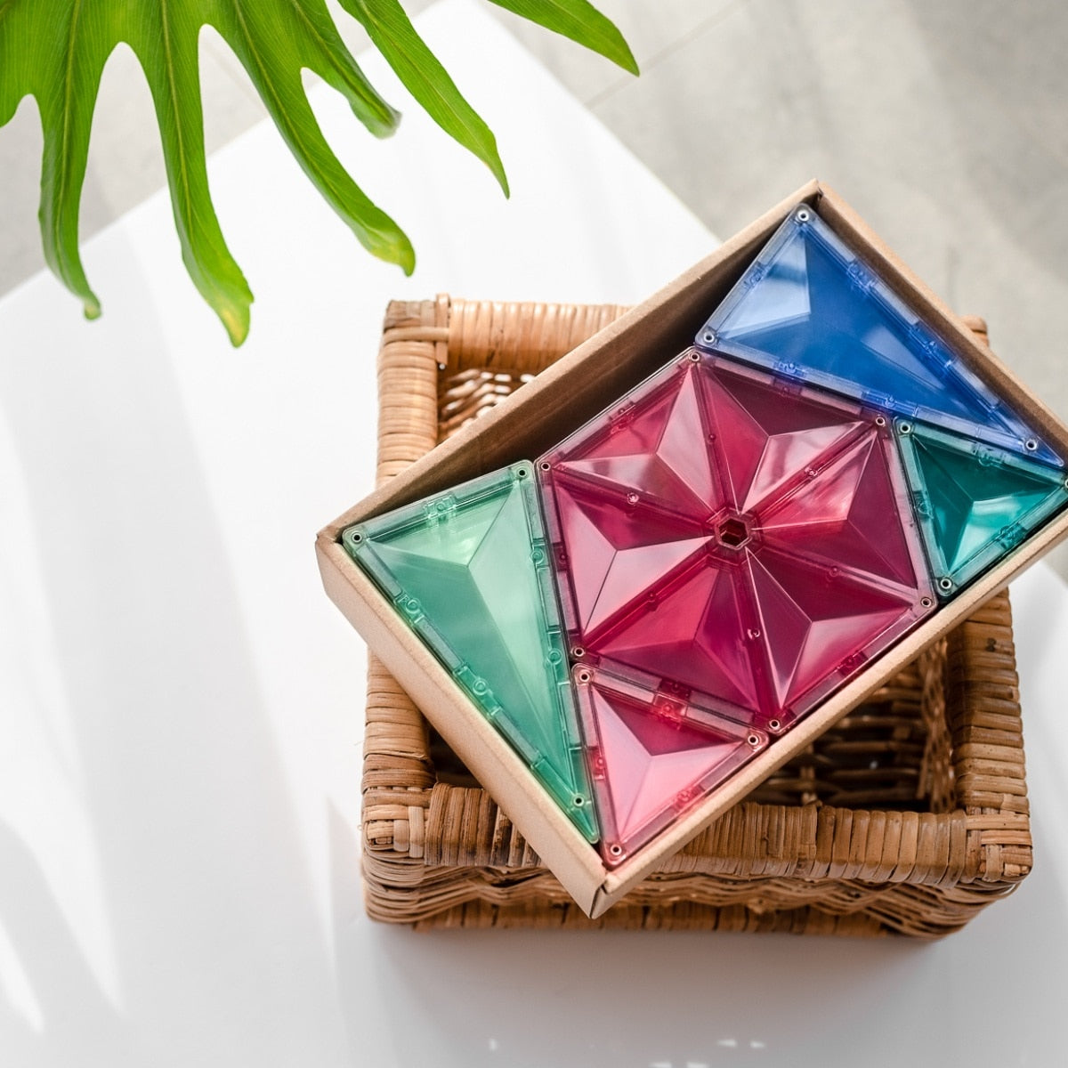 Connetix Tiles - 40 Piece Pastel Geometry Pack by Connetix - Learning Bugs UK