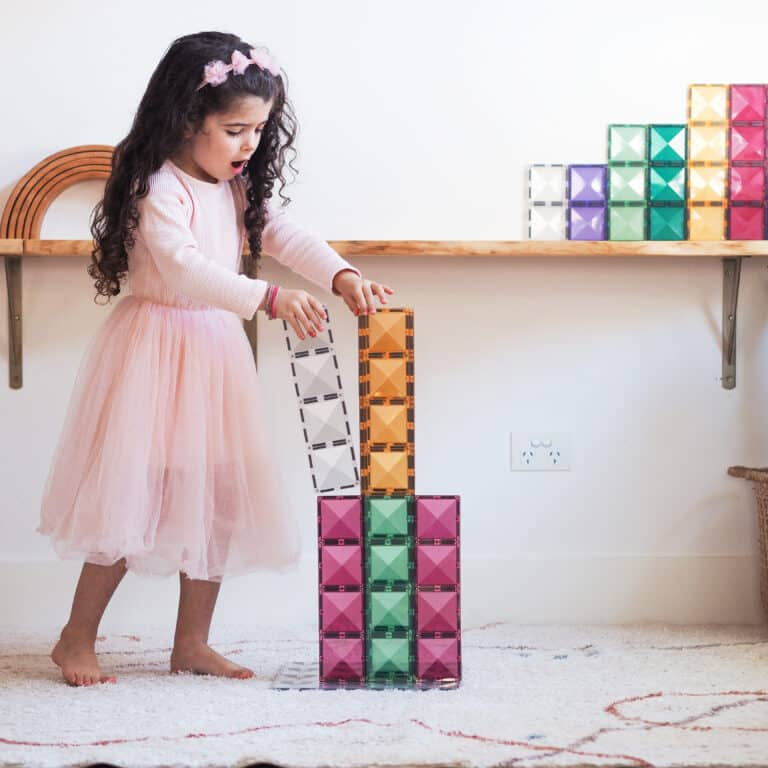 Connetix Tiles - 24 Piece Pastel Rectangle Pack by Connetix - Learning Bugs UK