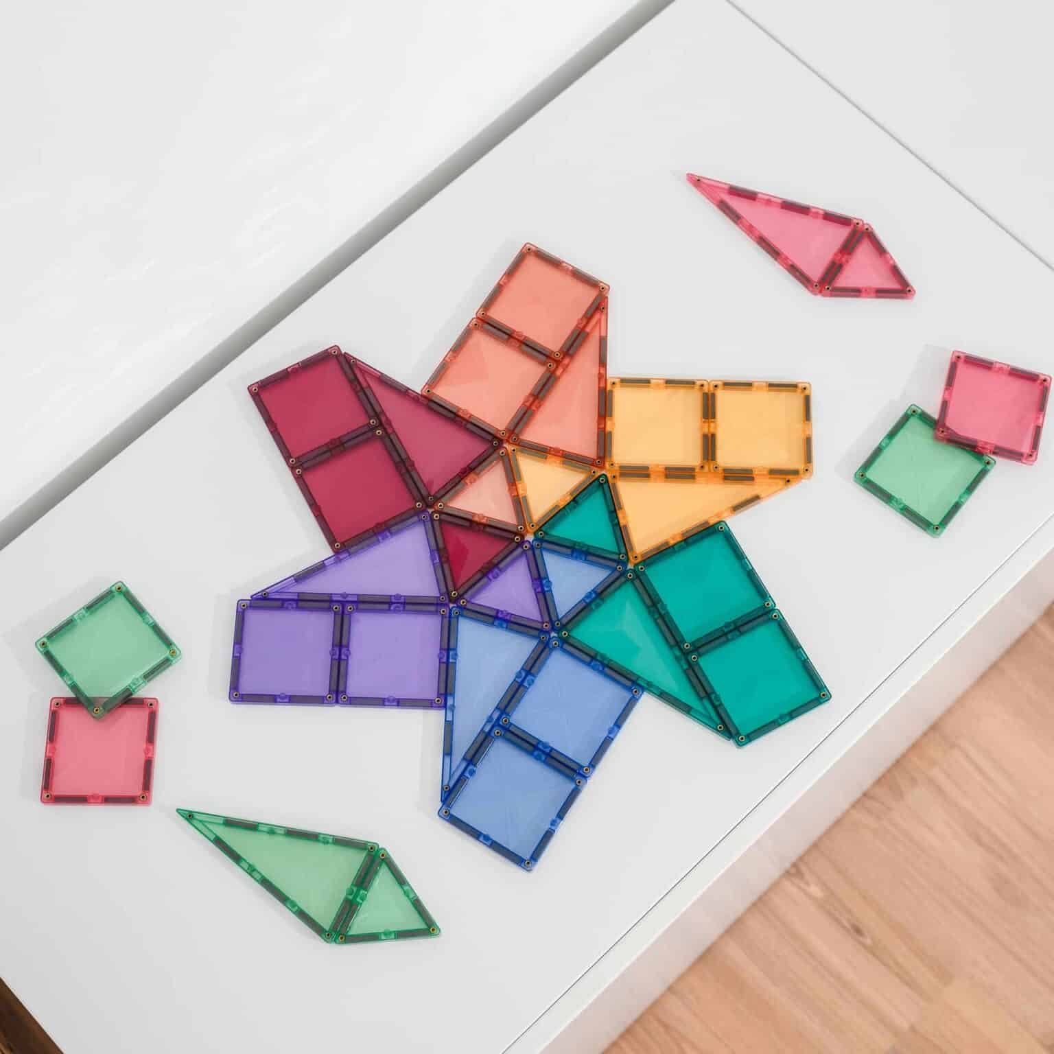 Connetix Tiles - 32 Piece Pastel Mini Pack by Connetix - Learning Bugs UK