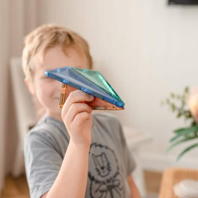 Connetix Tiles - 64 Piece Pastel Starter Pack by Connetix - Learning Bugs UK