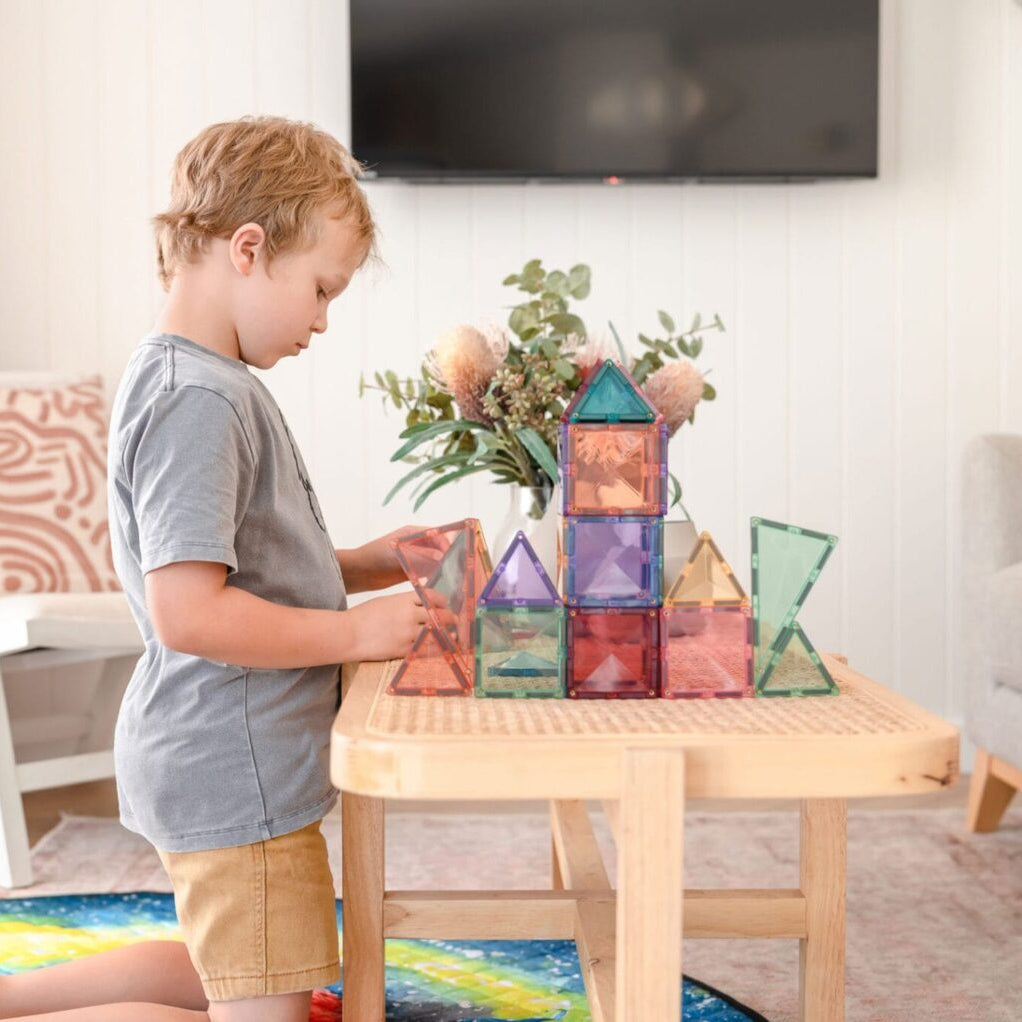 Connetix Tiles - 64 Piece Pastel Starter Pack by Connetix - Learning Bugs UK