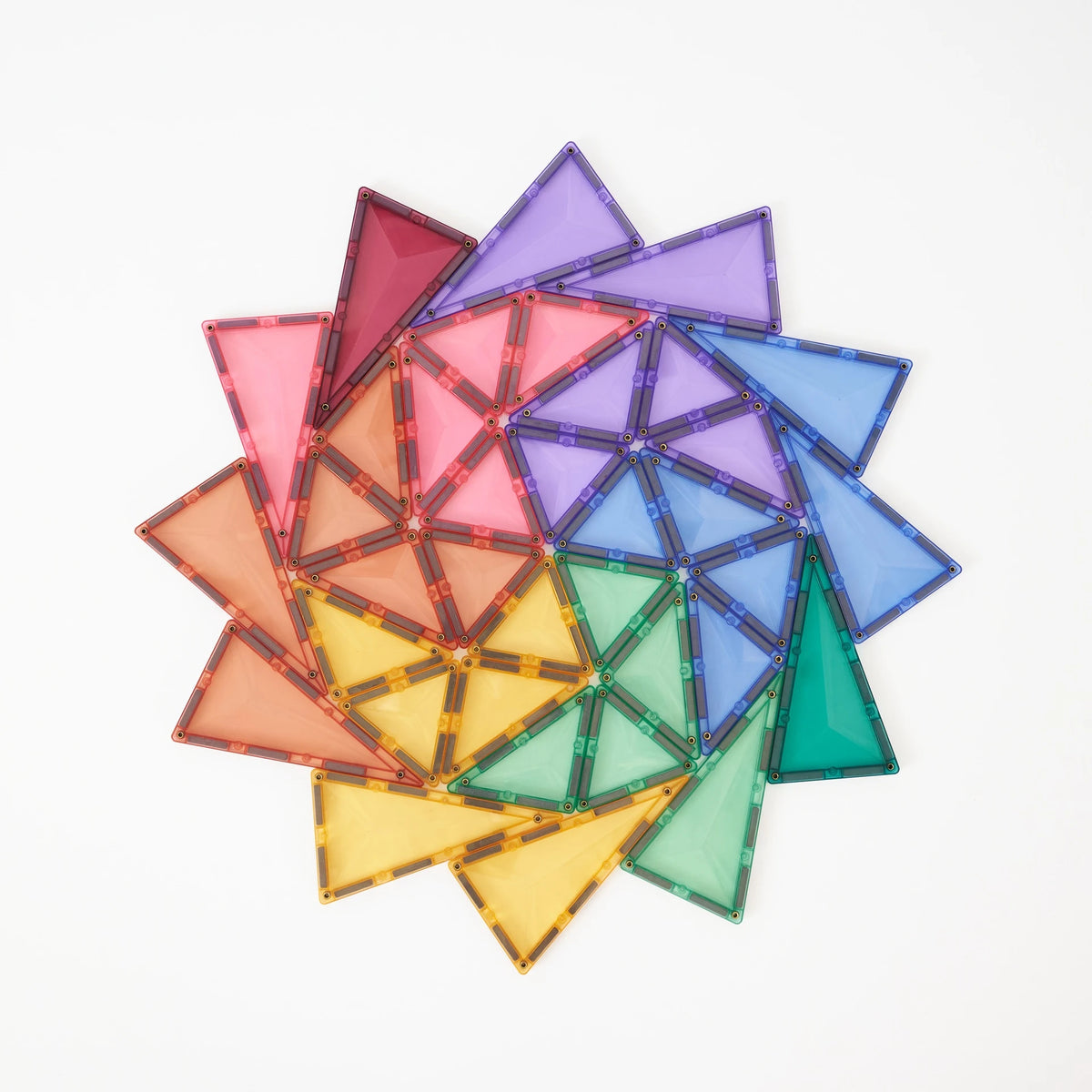 Buy Connetix Magnetic Tiles 104pc Pastel Creative Pack | for kids by Learning Bugs UK