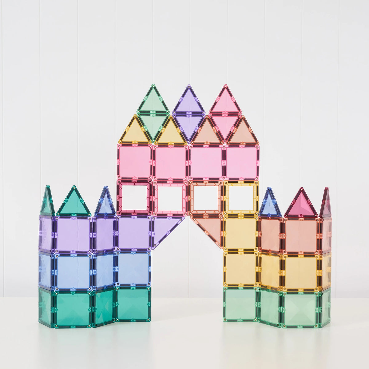 Buy Connetix Magnetic Tiles 104pc Pastel Creative Pack | for kids by Learning Bugs UK