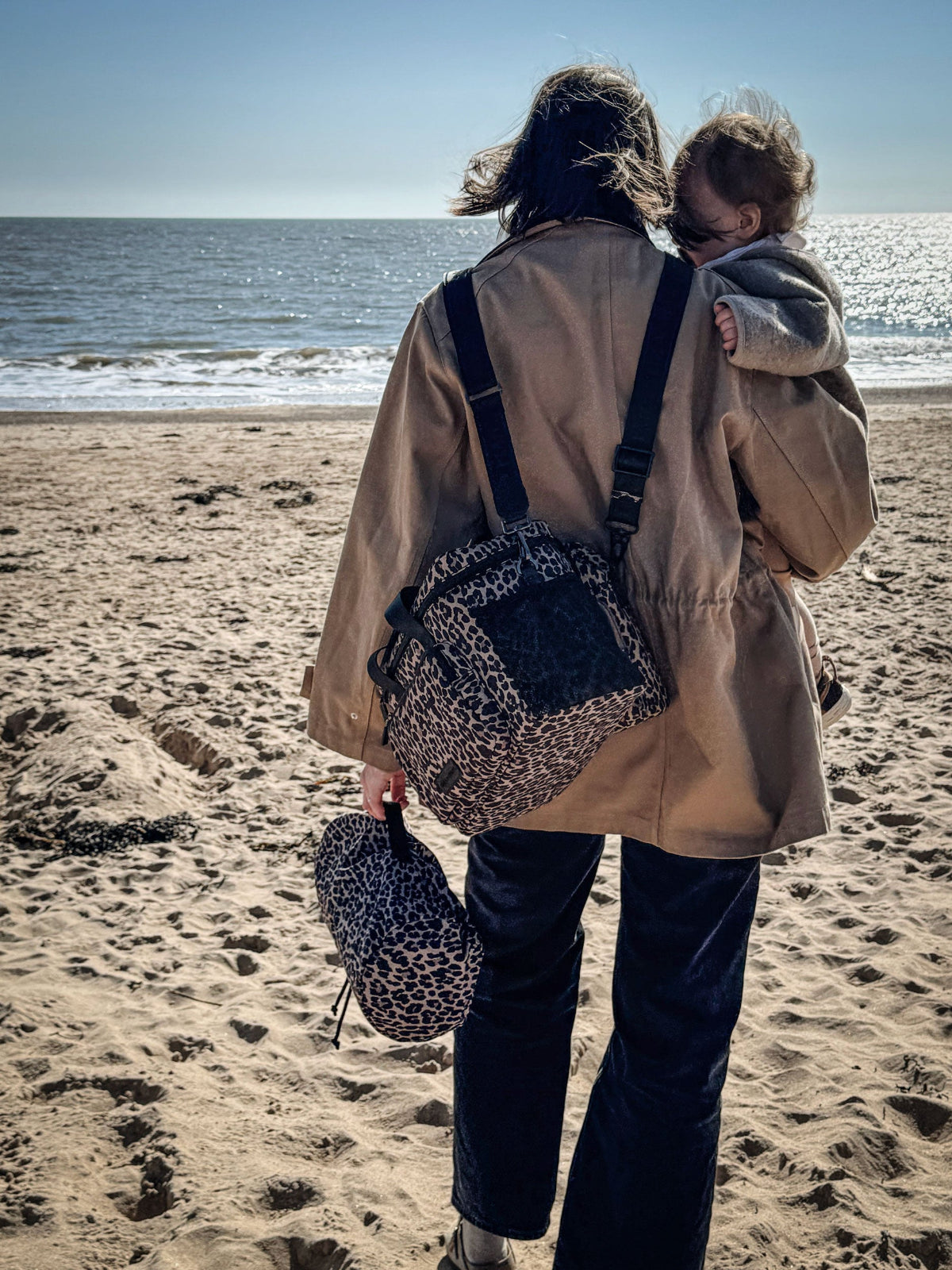 T+M Travel XL Picnic / Play Blanket Leopard Print