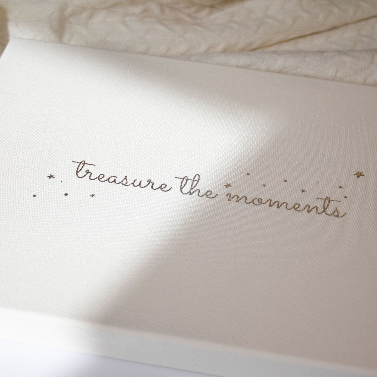 Luxury Baby Memory Book – for children, available at Learning Bugs UK