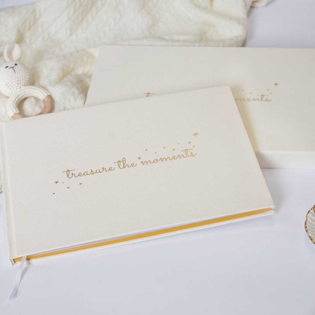Luxury Baby Memory Book – for children, available at Learning Bugs UK