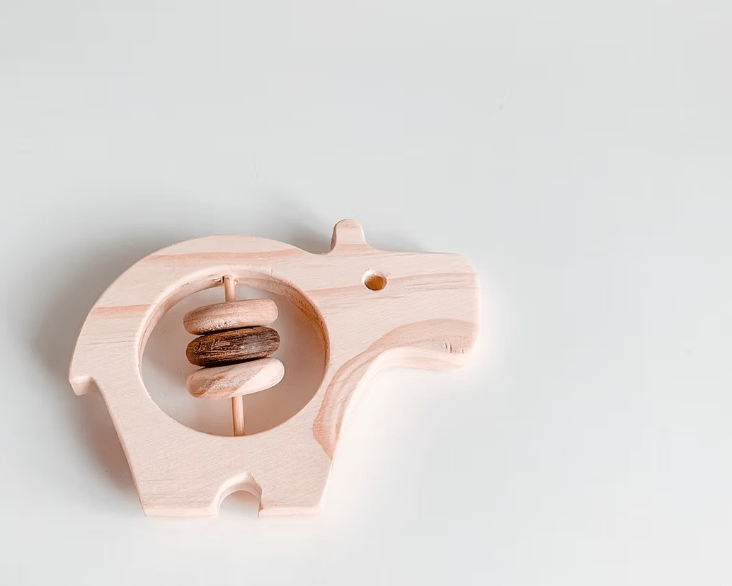 Buy Wooden Baby Rattles - Animals | for kids by Learning Bugs UK