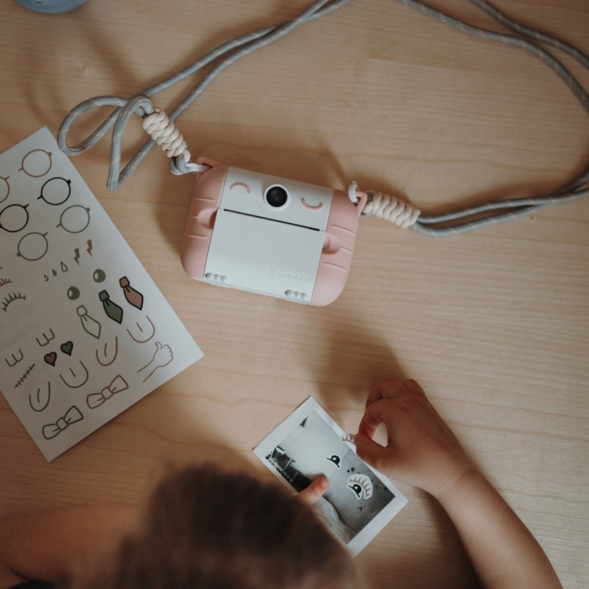 KIDYPRINT Instant Thermal Printing Camera Pink – Photos & Video for children, available at Learning Bugs UK
