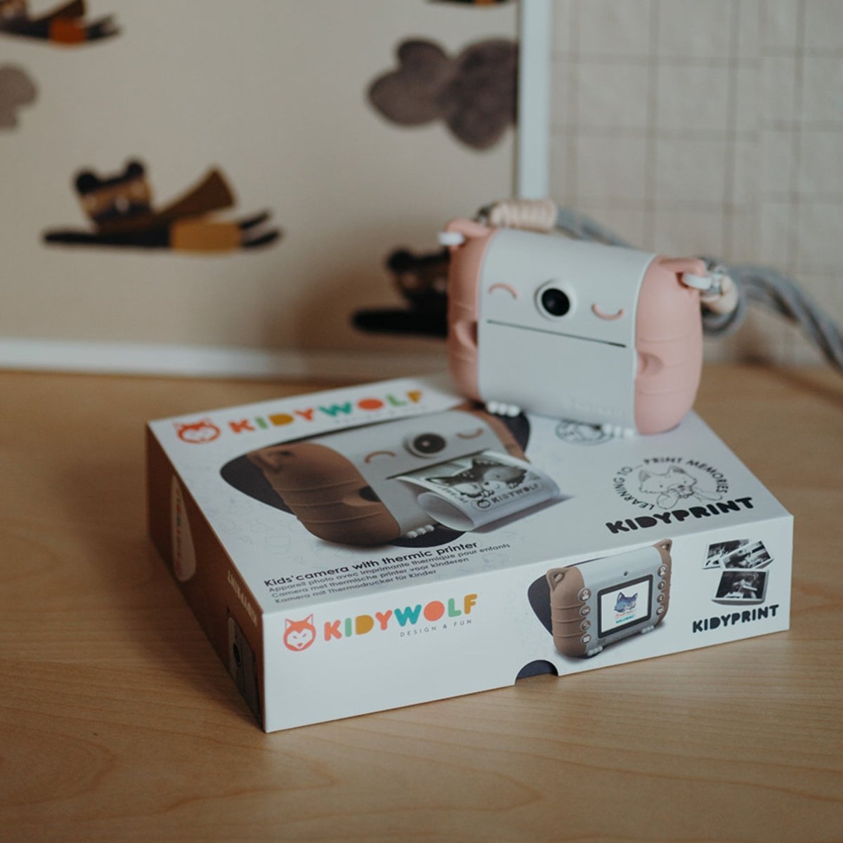 KIDYPRINT Instant Thermal Printing Camera Pink – Photos & Video for children, available at Learning Bugs UK