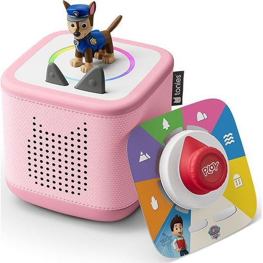 PAW Patrol Toniebox 2 Play Set | Chase Tonie + Tonieplay Game | Choose Your Colour – Audio Player Bundle for children, available at Learning Bugs UK
