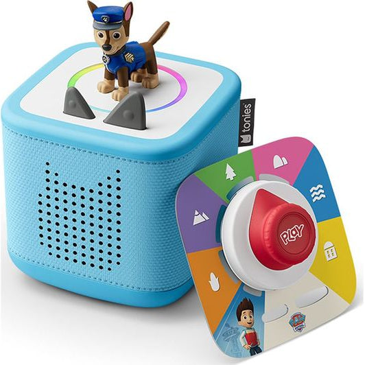 PAW Patrol Toniebox 2 Play Set | Chase Tonie + Tonieplay Game | Choose Your Colour – Audio Player Bundle for children, available at Learning Bugs UK