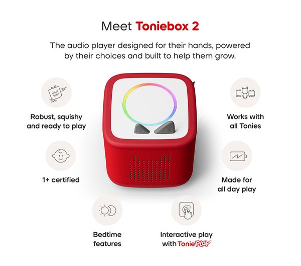 PAW Patrol Toniebox 2 Play Set | Chase Tonie + Tonieplay Game | Choose Your Colour – Audio Player Bundle for children, available at Learning Bugs UK