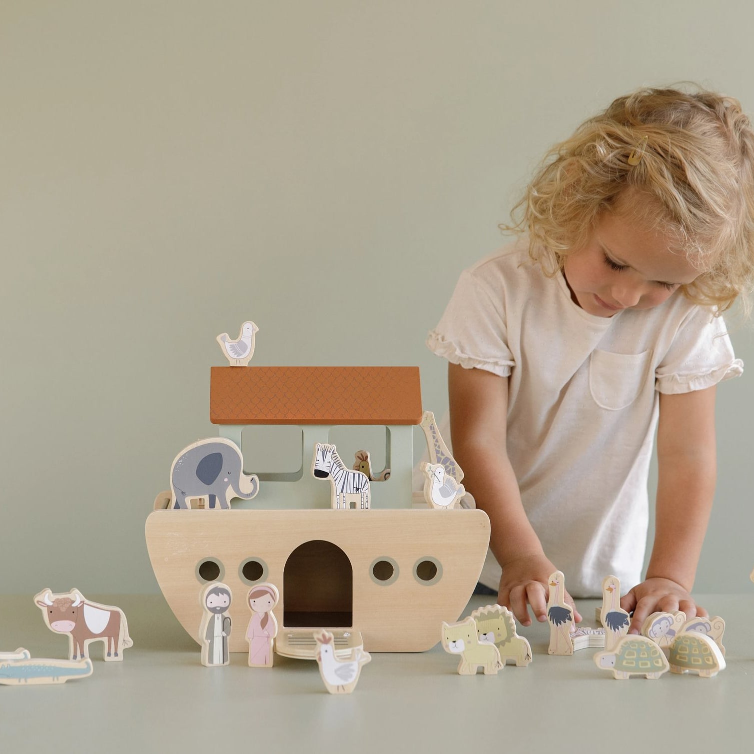 Little Dutch Noah's Ark Set – for children, available at Learning Bugs UK