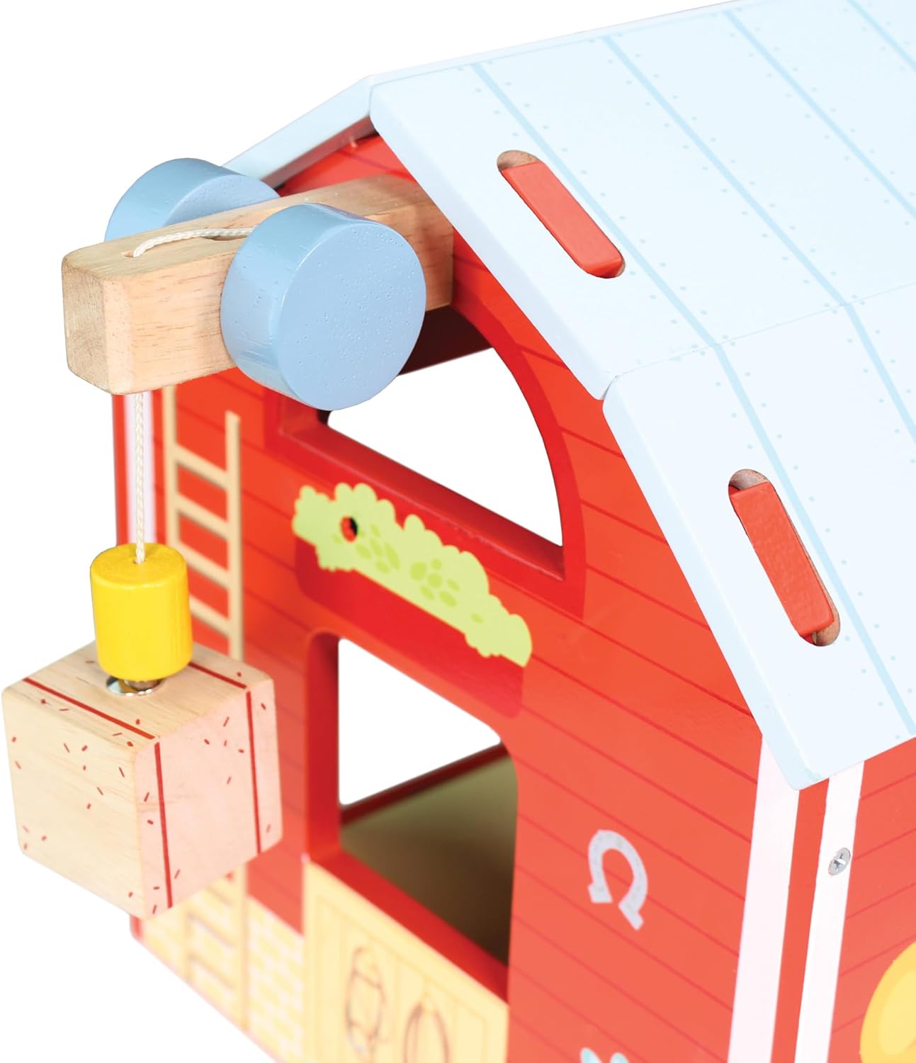 Buy Le Toy Van Wooden Red Barn – Classic Farm Playset | for kids by Learning Bugs UK