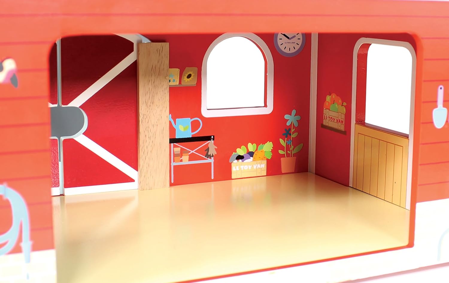 Buy Le Toy Van Wooden Red Barn – Classic Farm Playset | for kids by Learning Bugs UK