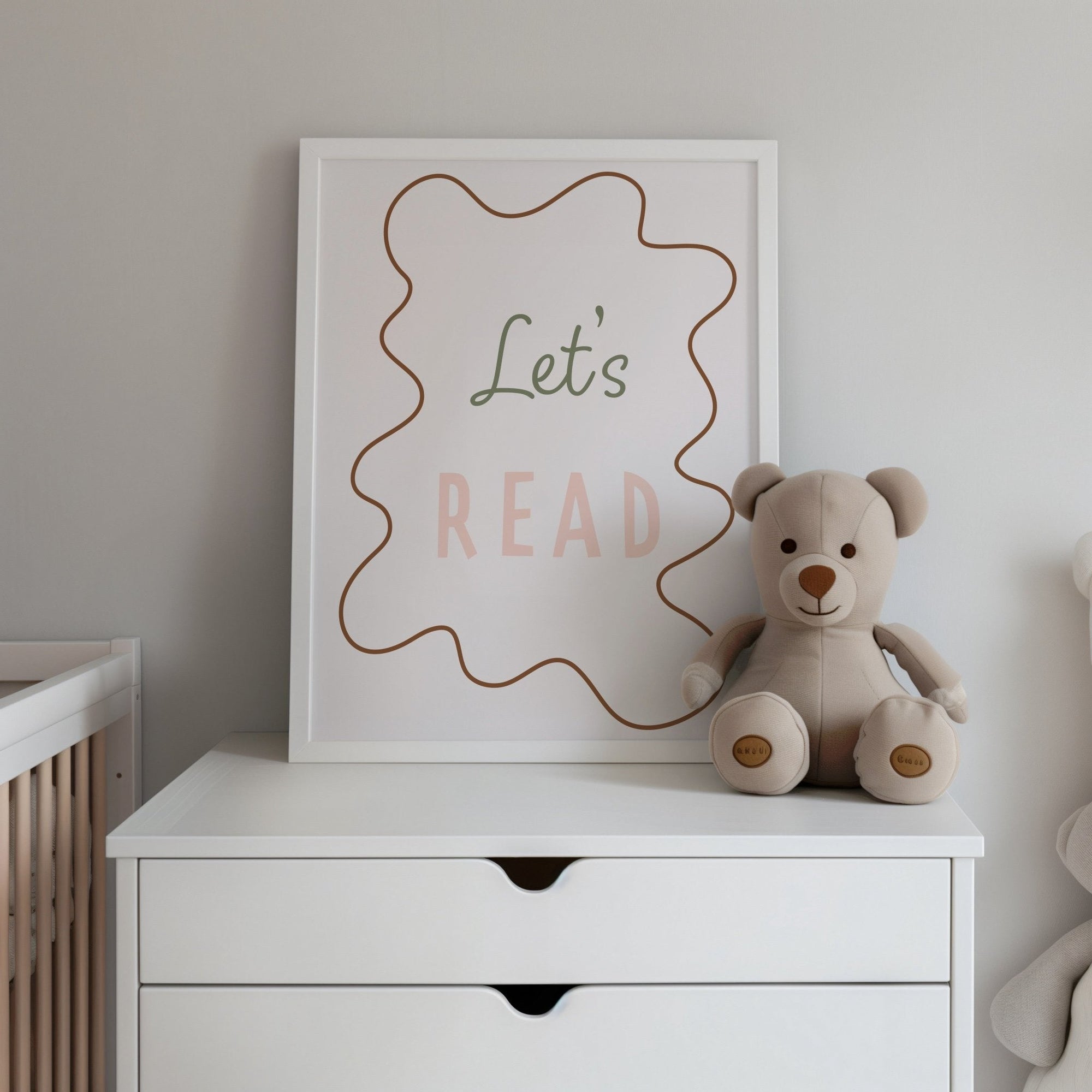 Let's Read - Wavy Edition - Fine Art Print