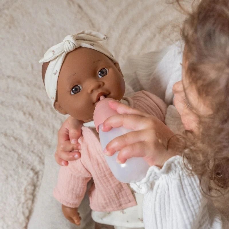 Little Dutch Metal Doll Stroller & Baby Doll Bundle – Dolls Prams for children, available at Learning Bugs UK