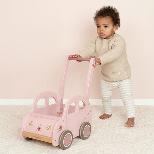 Buy Little Dutch Baby Walker - Pink | for kids by Learning Bugs UK