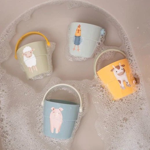 Buy Little Dutch Bath Cups - Little Farm | for kids by Learning Bugs UK