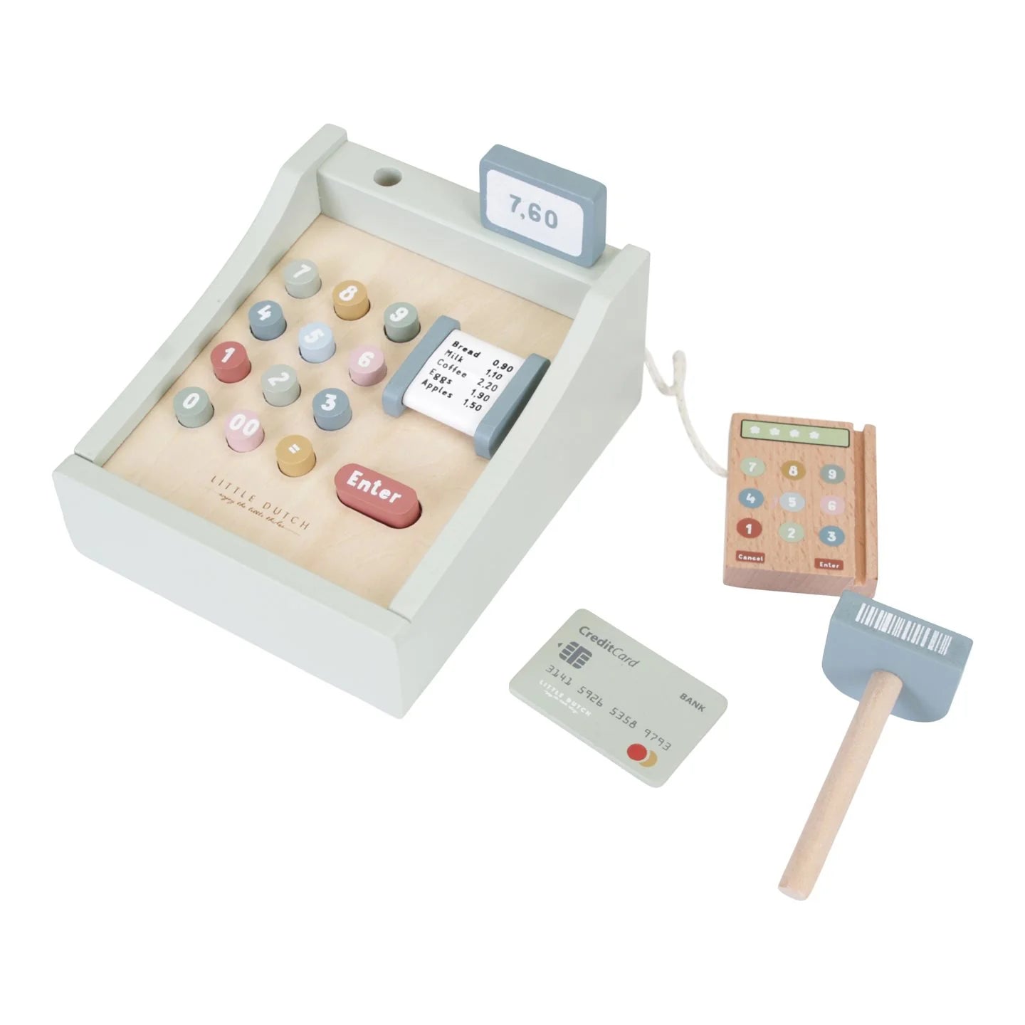Buy Little Dutch Cash Register | for kids by Learning Bugs UK
