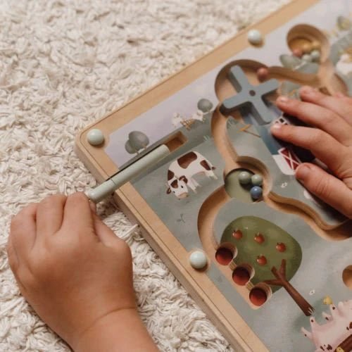Buy Little Dutch Magnetic Maze - Little Farm | for kids by Learning Bugs UK