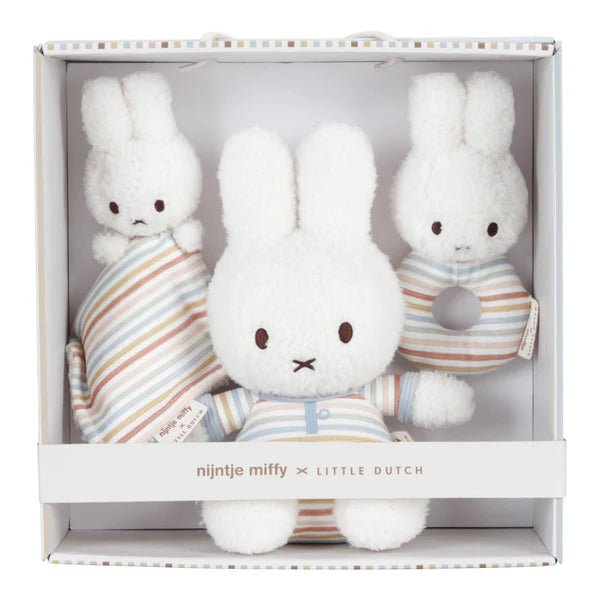 Buy Little Dutch Miffy Gift Set - Vintage Sunny Stripes | for kids by Learning Bugs UK