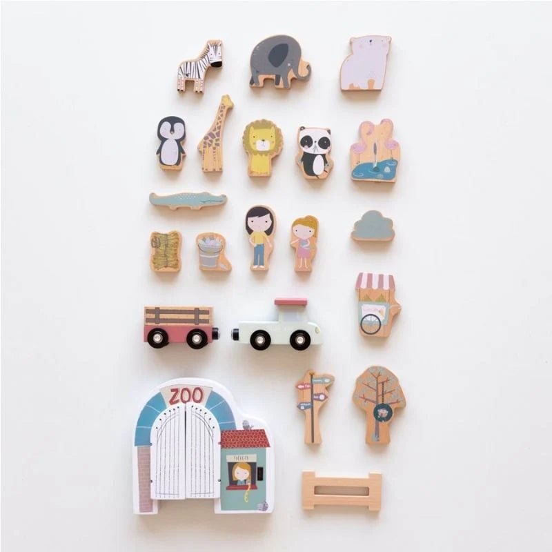 Buy Little Dutch Railway Train Extension - Zoo | for kids by Learning Bugs UK